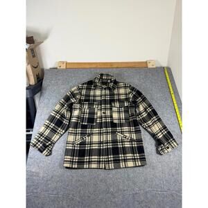 Vintage Pendleton Wool Mackinaw Cruiser Jacket 70’s 80’s Plaid Heavy Wool USA XL